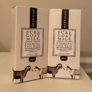 Beekman 1802 Pure Goat Milk Foaming Face Wash Duo